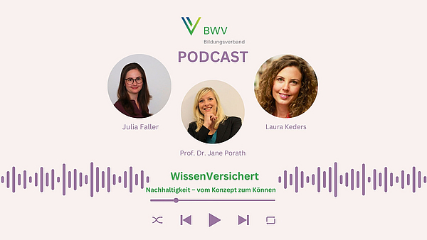 WissenVersichert – Der Podcast für Bildung in der Versicherungsbranche Folge 6: „Nachhaltigkeit – vom Konzept zum Können“ WissenVersichert – Der Podcast für Bildung in der Versicherungsbranche Folge 6: „Nachhaltigkeit – vom Konzept zum Können“